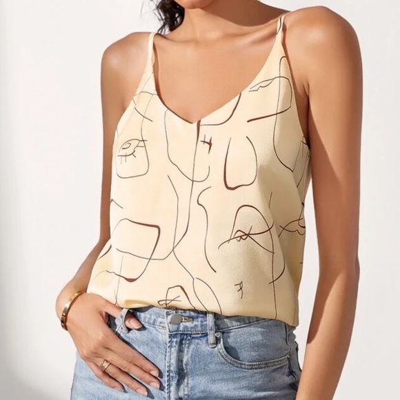 Tank top with abstract print - Picture 9 of 10